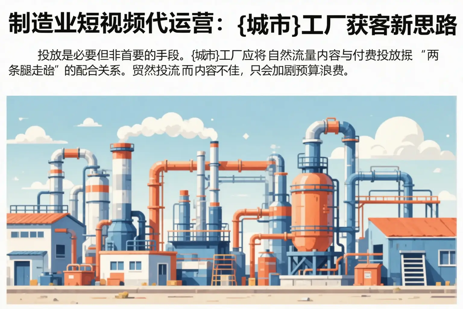 制造业短视频代运营：南湖工厂获客新思路